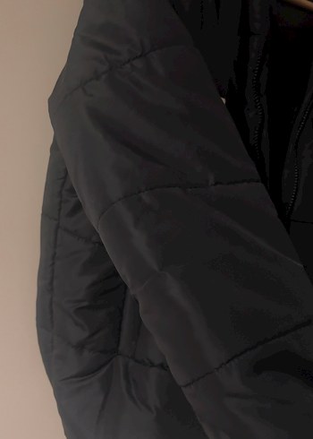 Siyah Fermuarlı Kadın Mont - Görsel 4