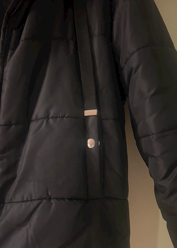 Siyah Fermuarlı Kadın Mont - Görsel 5