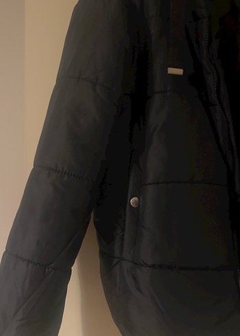 Siyah Fermuarlı Kadın Mont - Görsel 3