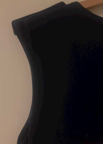 Lacivert Midi Halter Yaka Elbise - Görsel 5