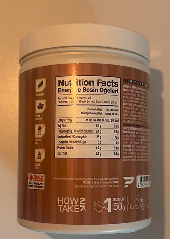 Protein OCN Cream of Rice Çikolata Aromalı 1kg - Görsel 2