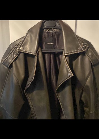 Pull&bear deri ceket - Görsel 3