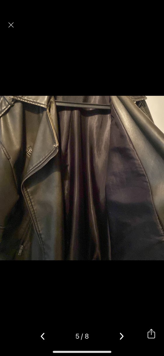 Pull&bear deri ceket - Görsel 5