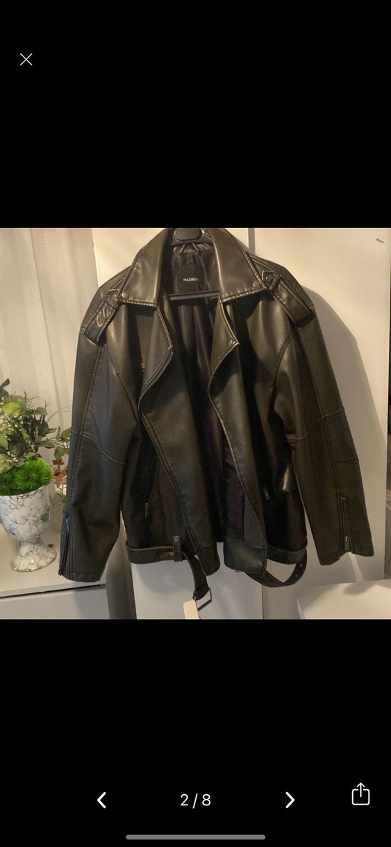 Pull&bear deri ceket - Görsel 2