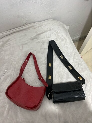 2 li çanta hem kol çantası hemde çapraz - Görsel 2