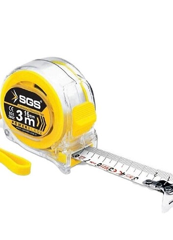 Şerit Metre Şeffaf 3 16 Mm Sgs.