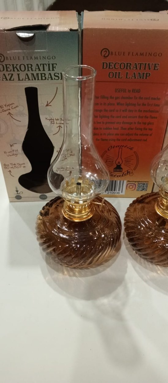 Bej Diger Klasik Gaz Lambası - Görsel 2