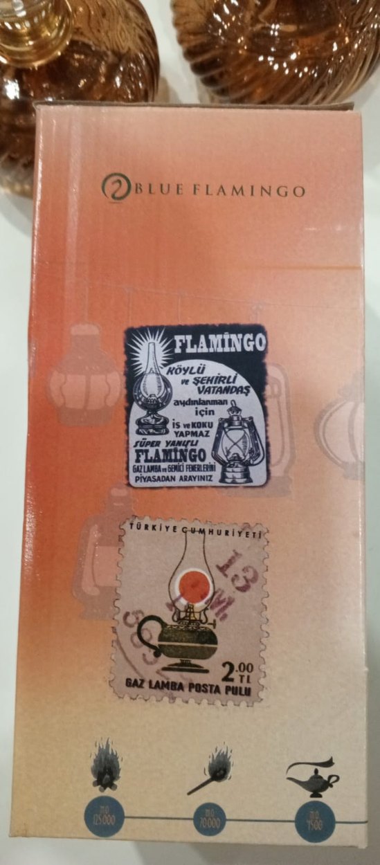 Bej Diger Klasik Gaz Lambası - Görsel 5