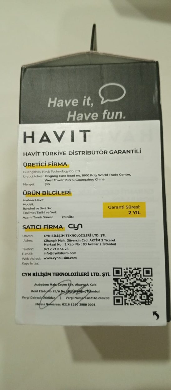 Havit SK801BT Siyah Kablosuz Hoparlör - Görsel 2