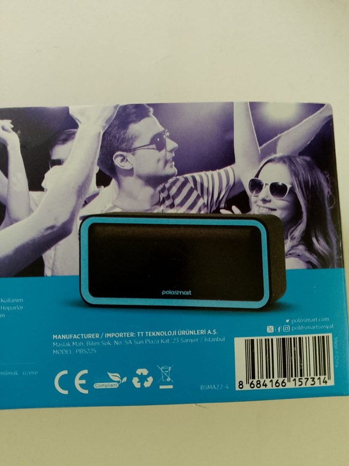 Kahverengi Kablosuz Bluetooth Hoparlör - Görsel 4