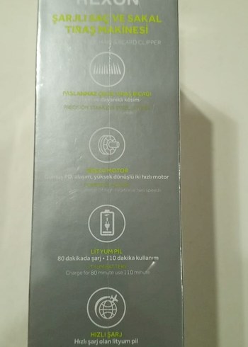 REXON şarjlı saç ve sakal tıraş makinesi - Görsel 6