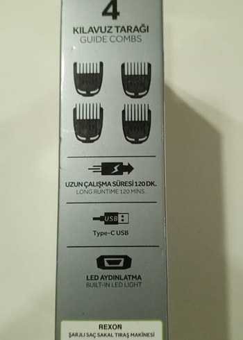 REXON şarjlı saç ve sakal tıraş makinesi - Görsel 8