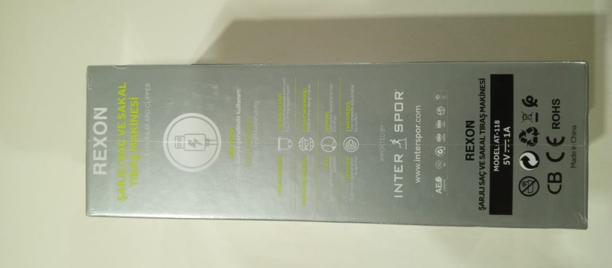 REXON şarjlı saç ve sakal tıraş makinesi - Görsel 5