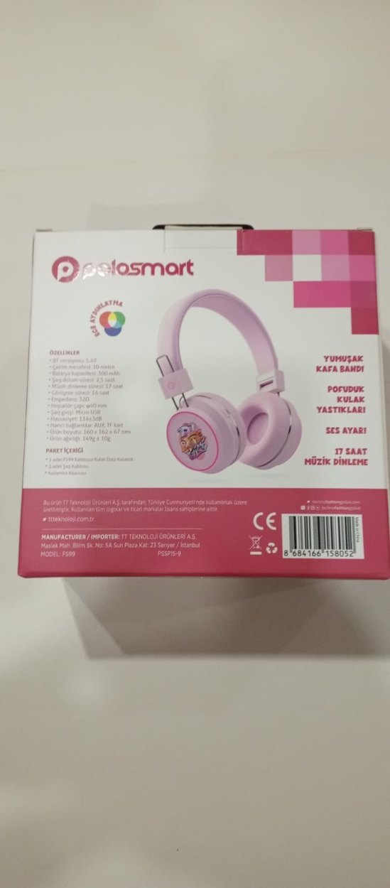 Ppolosmart FS99 Kablosuz Kulak Üstü Kulaklık - Görsel 5