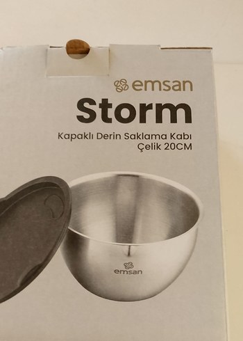 Emsan Storm Kapaklı Derin Saklama Kabı 20 cm cm - Görsel 5