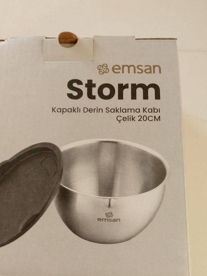 Emsan Storm Kapaklı Derin Saklama Kabı 20 cm cm - Görsel 5