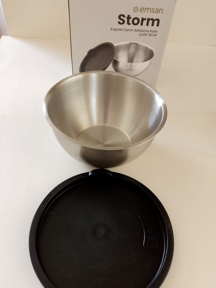Emsan Storm Kapaklı Derin Saklama Kabı 20 cm cm - Görsel 3