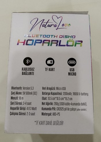 Renkli Işıklı Dönen Projektör - Görsel 8