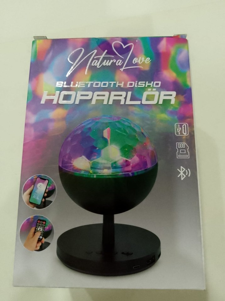 Renkli Işıklı Dönen Projektör - Görsel 4