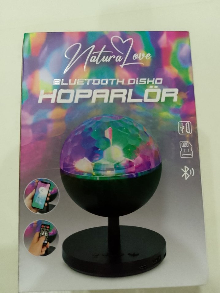 Renkli Işıklı Dönen Projektör - Görsel 5