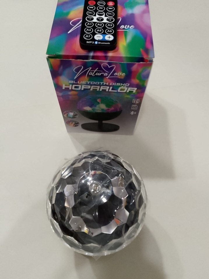 Renkli Işıklı Dönen Projektör - Görsel 3