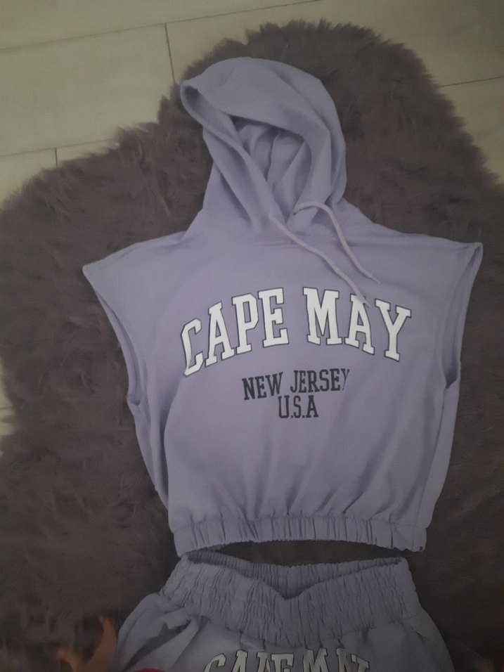 Gri Pamuklu Bel Bantlı Mini Şort - Görsel 2