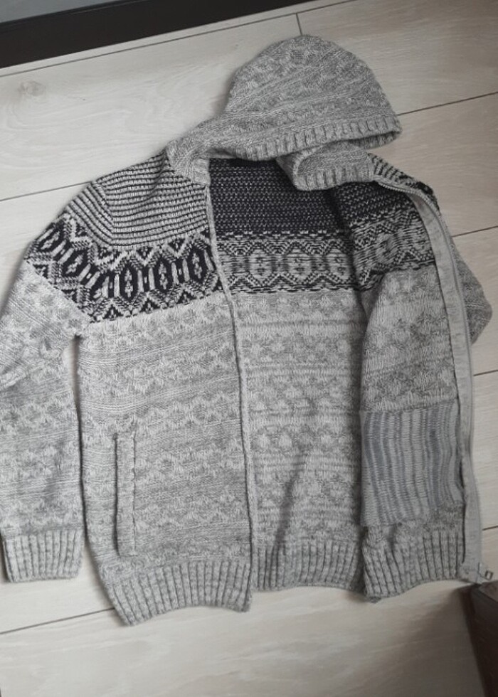 Fermuarli kazak - Görsel 2