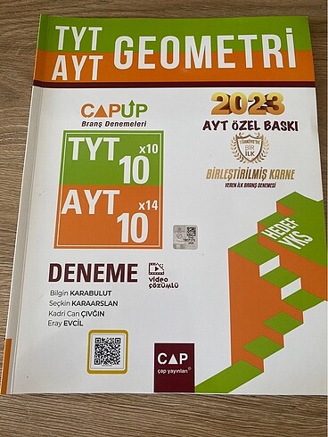 çap tyt-ayt geometri
