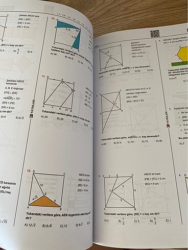  Beden ayt geometri 3D soru bankası