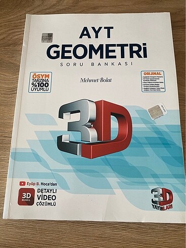 ayt geometri 3D soru bankası