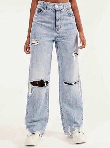 bershka wide leg 90s jean