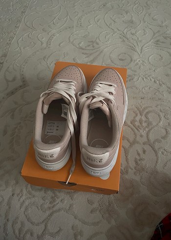 38 Beden ten rengi Renk Nike Kadın Bej Platform Spor Ayakkabı
