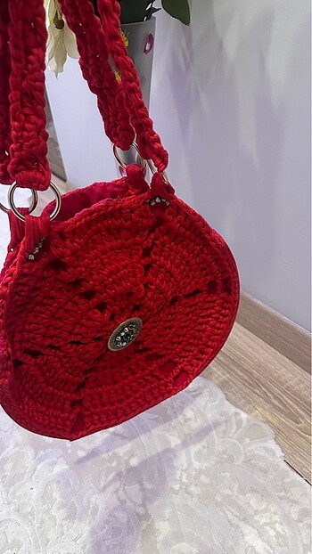 Örgü çanta - Görsel 8