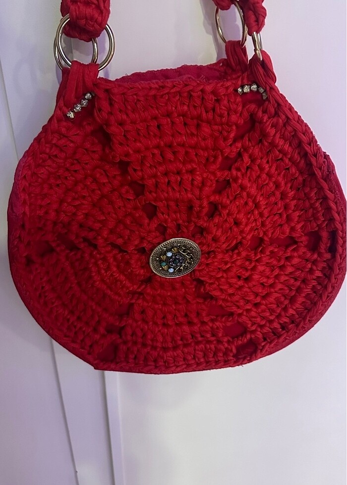 Örgü çanta - Görsel 5