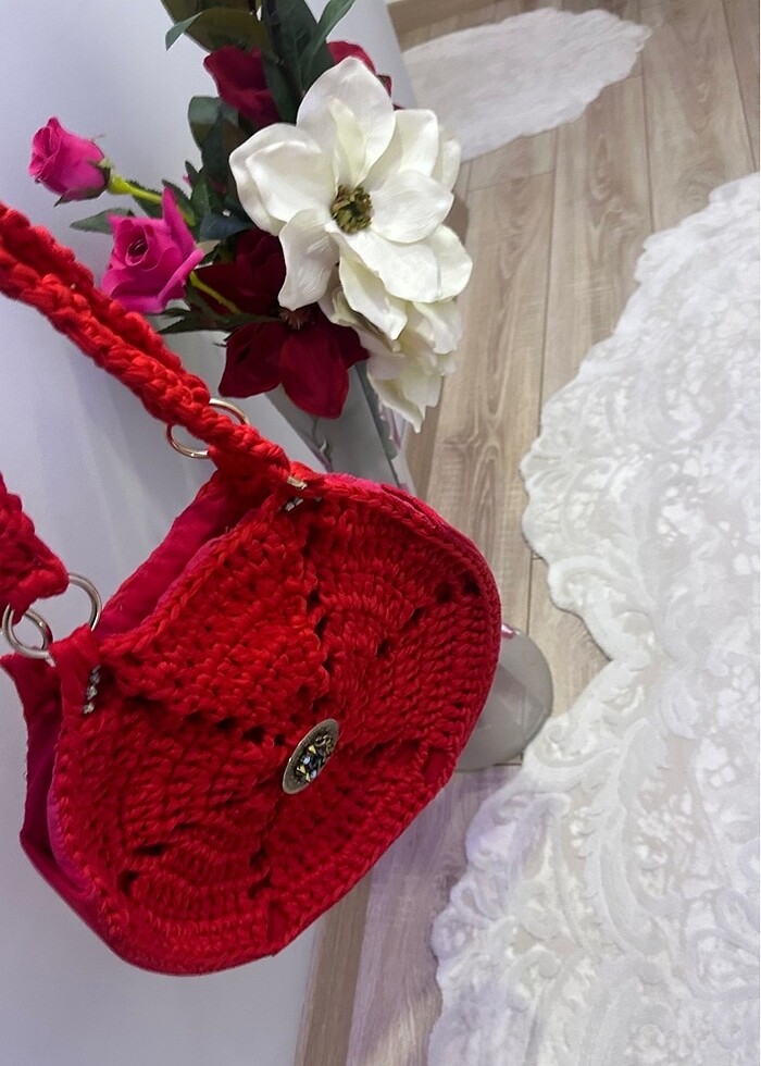 Örgü çanta - Görsel 2