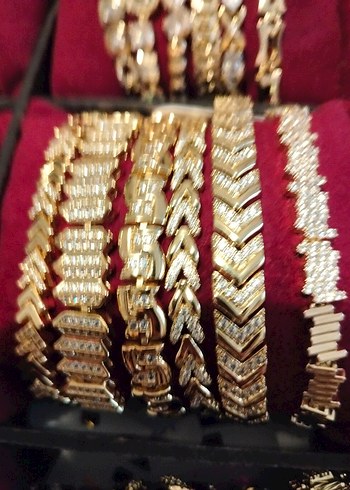 Altın Renk Zincir Detaylı xuping Bileklik - Görsel 8