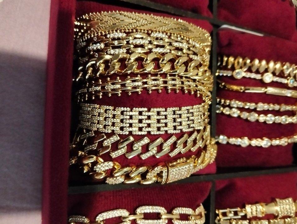 Altın Renk Zincir Detaylı xuping Bileklik - Görsel 5