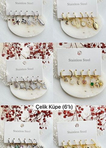 Altın Renkli Mini Kelebek Küpeler - Görsel 2