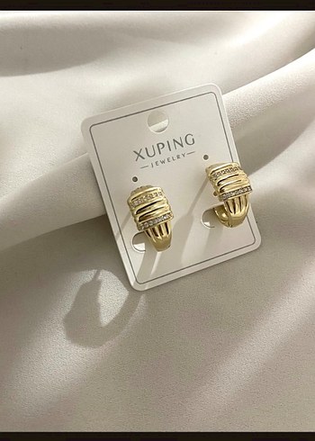 Altın Renkli Mini Çiçekli Küpe Seti - Görsel 5