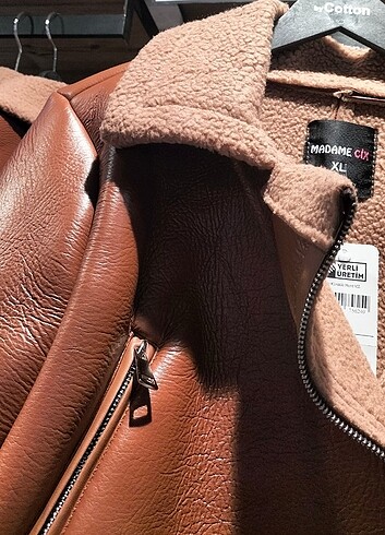 Zara Kahverengi zara biker ceket