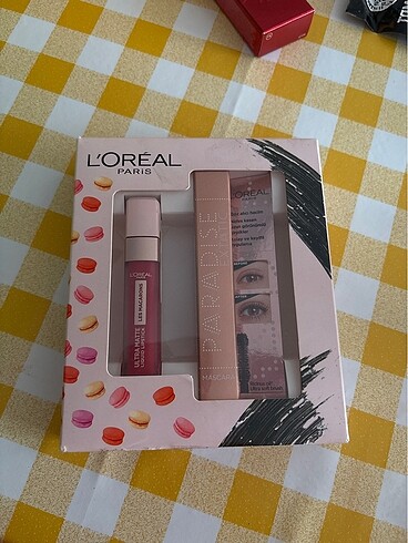 Loreal maskara ve ruj