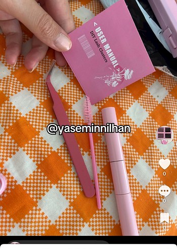 Beden Renk Koyu Pembe Takma Kirpik Seti
