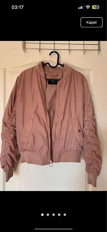 Bershka Pembe ceket