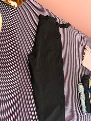 Siyah kumaş pantolon