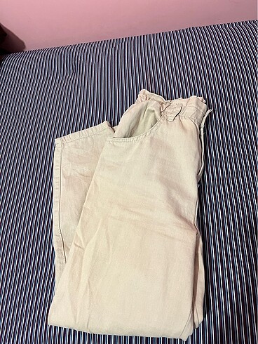 38 Beden ten rengi Renk Kadın mom jean