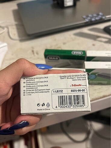 Beden 5 kutu zımba teli