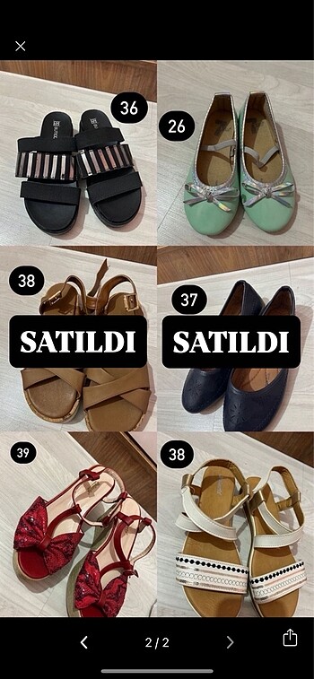 Sandalet spor ayakkabı babet