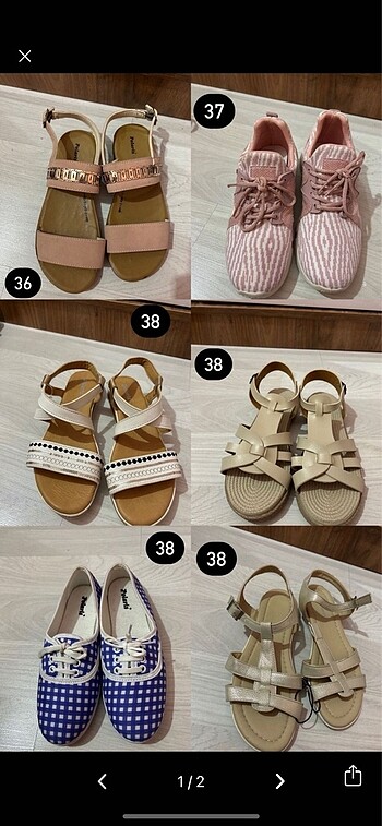 Zara Sandalet spor ayakkabı babet