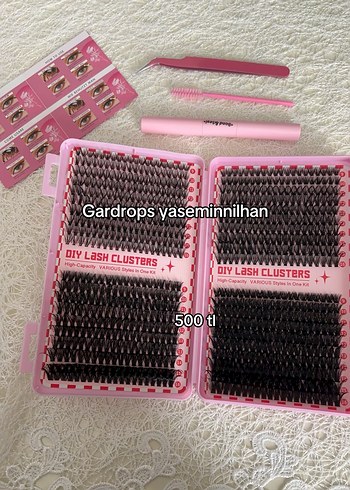 Sheinside Takma Kirpik Seti yapıştırıcı dahil