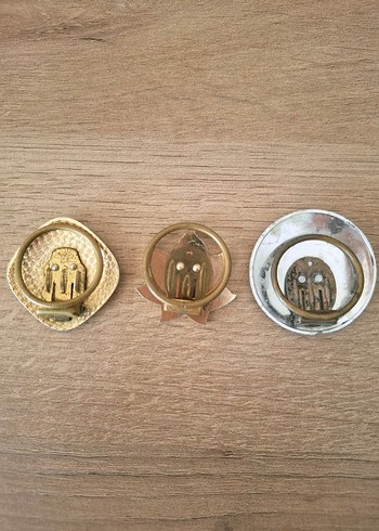 Beden Vintage Kadın Fular yüzüğü Seti